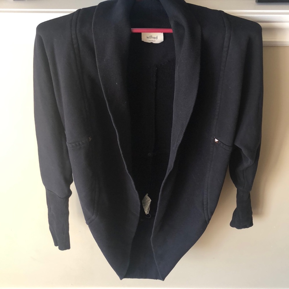 Wilfred open front cardigan